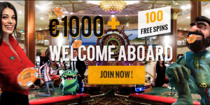 Casino Cruise: 1000eur + 100 Free Spins