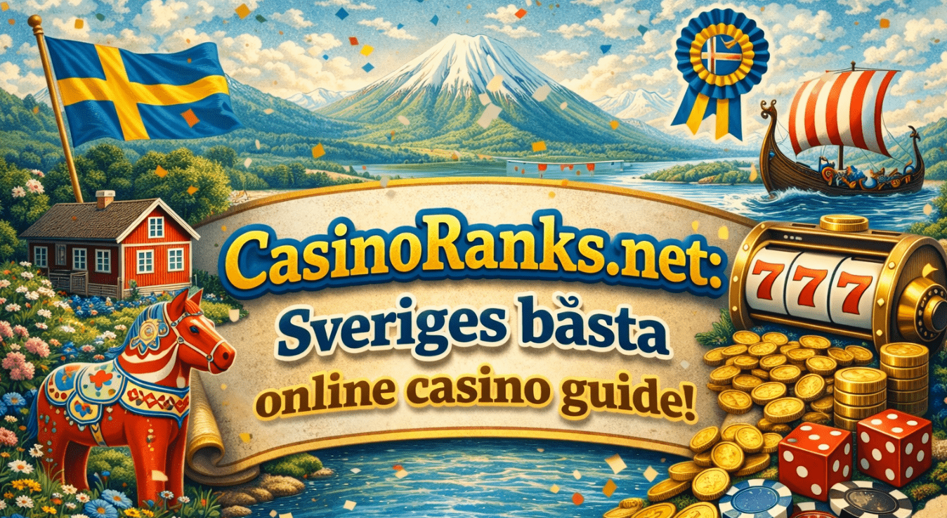CasinoRanks.net: Sveriges bästa online casino guide!